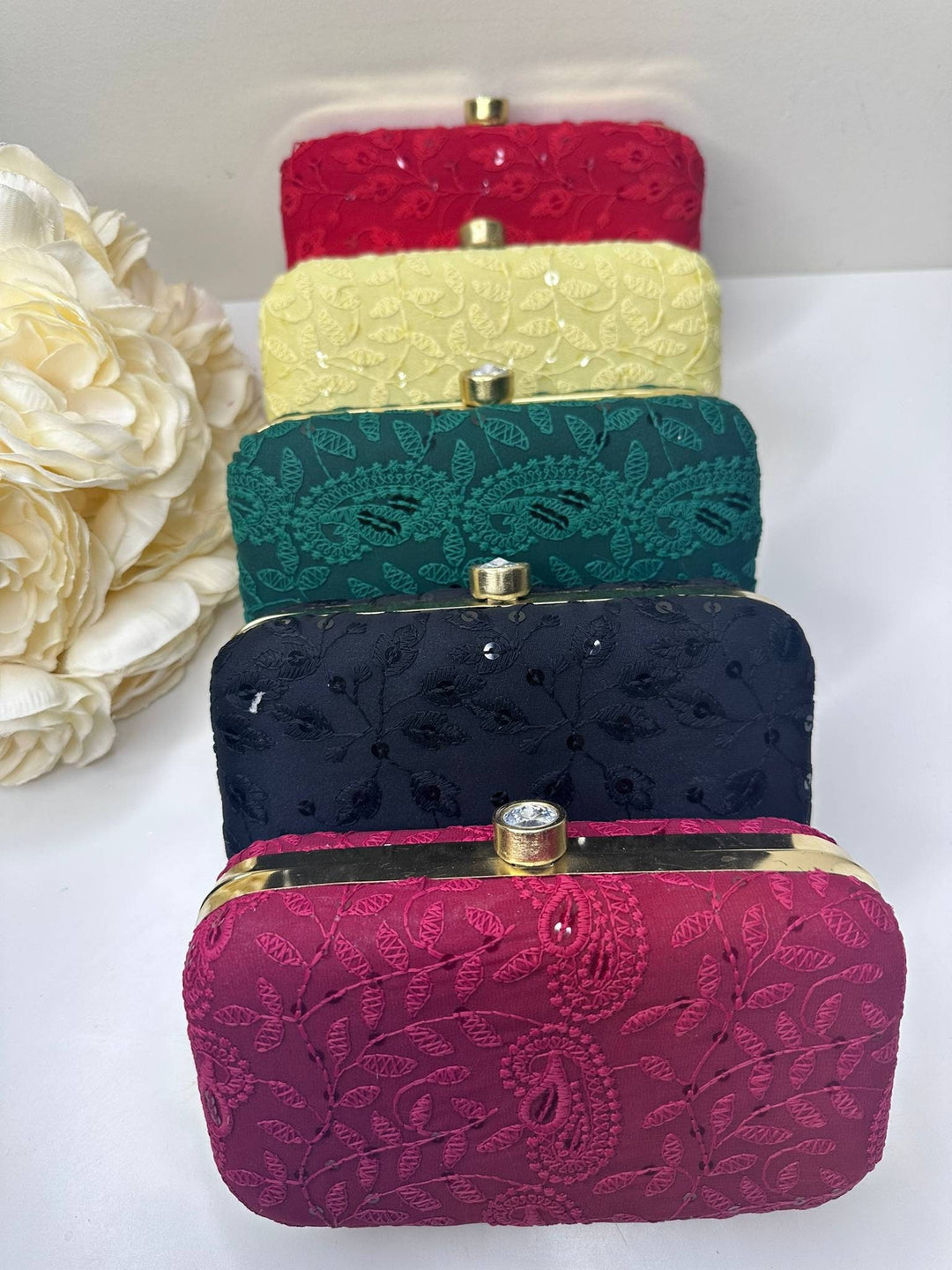 Izhaar Premium Multicolor Clutch Bag