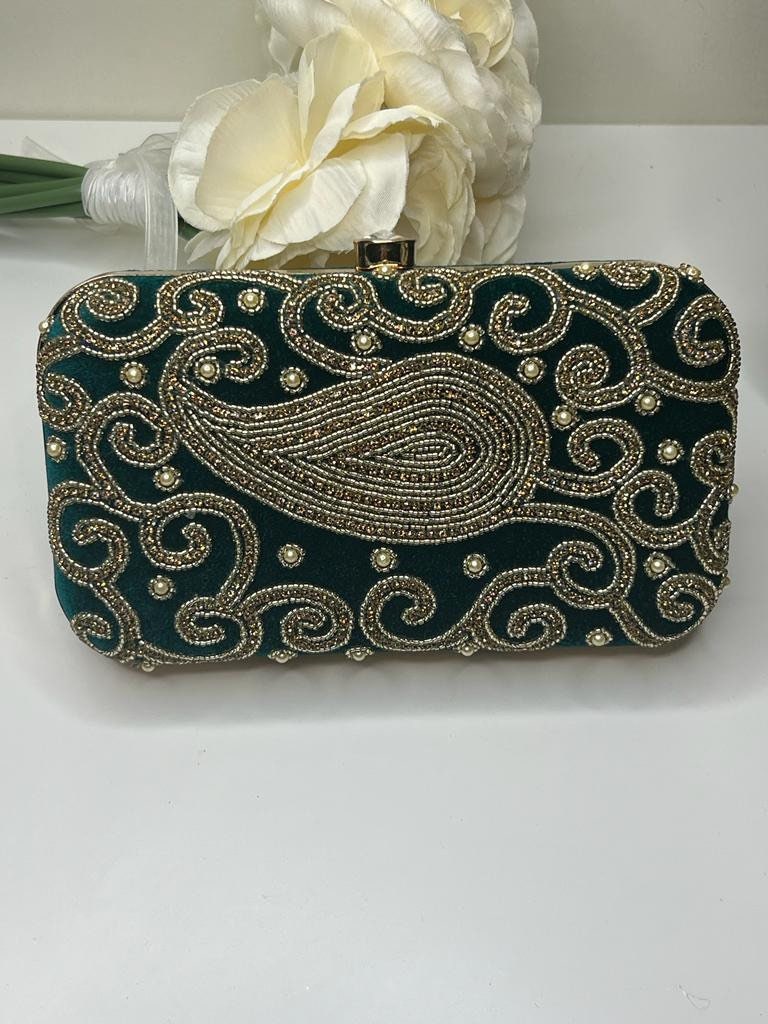 Izhaar Classic Royal Clutch Bag