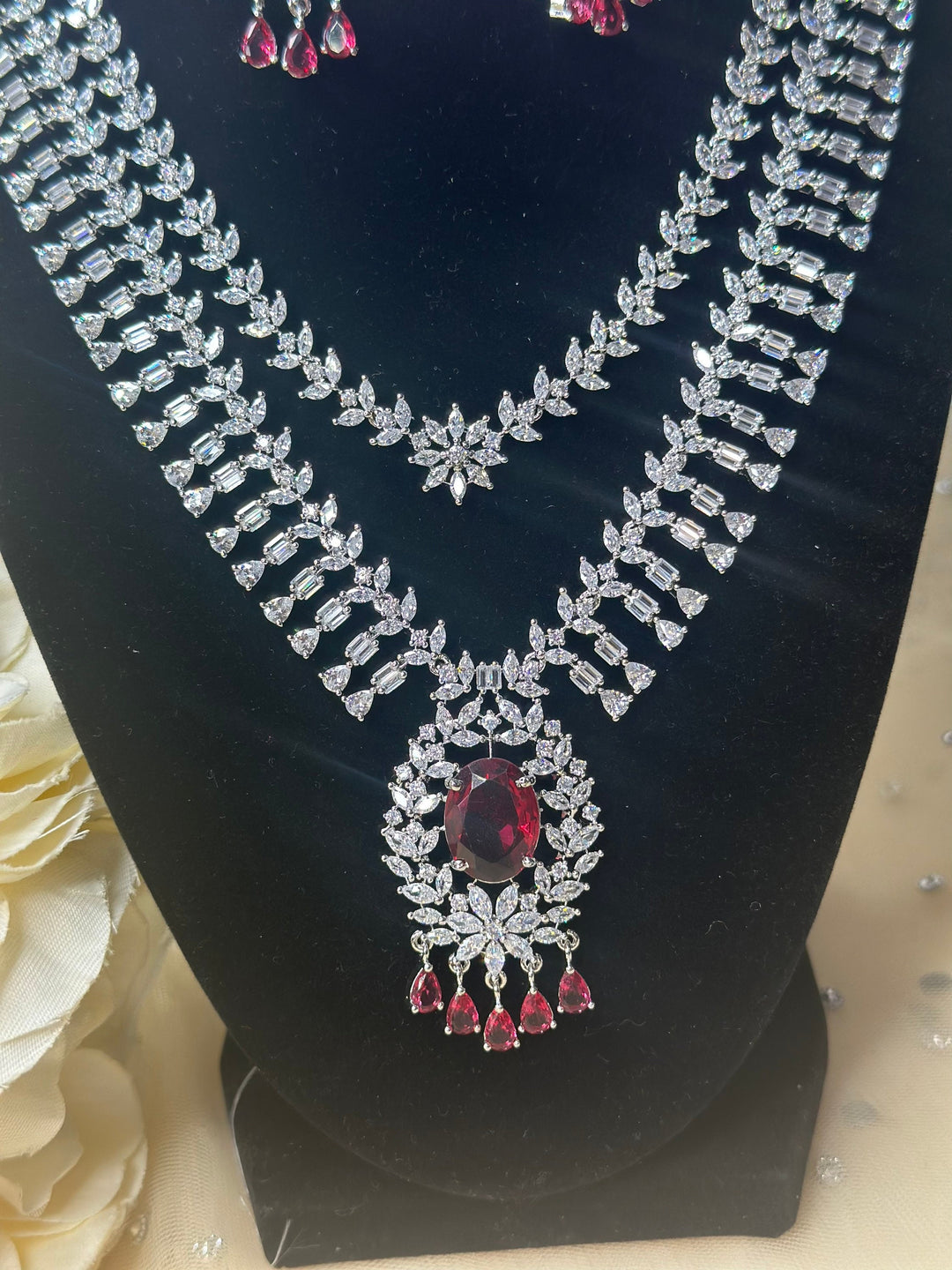 Mallika CZ Necklace