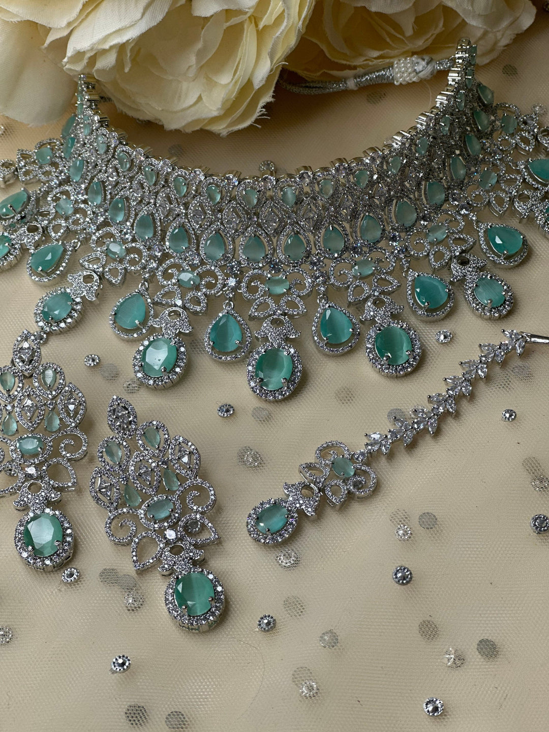 Joy CZ Necklace Set ADset010
