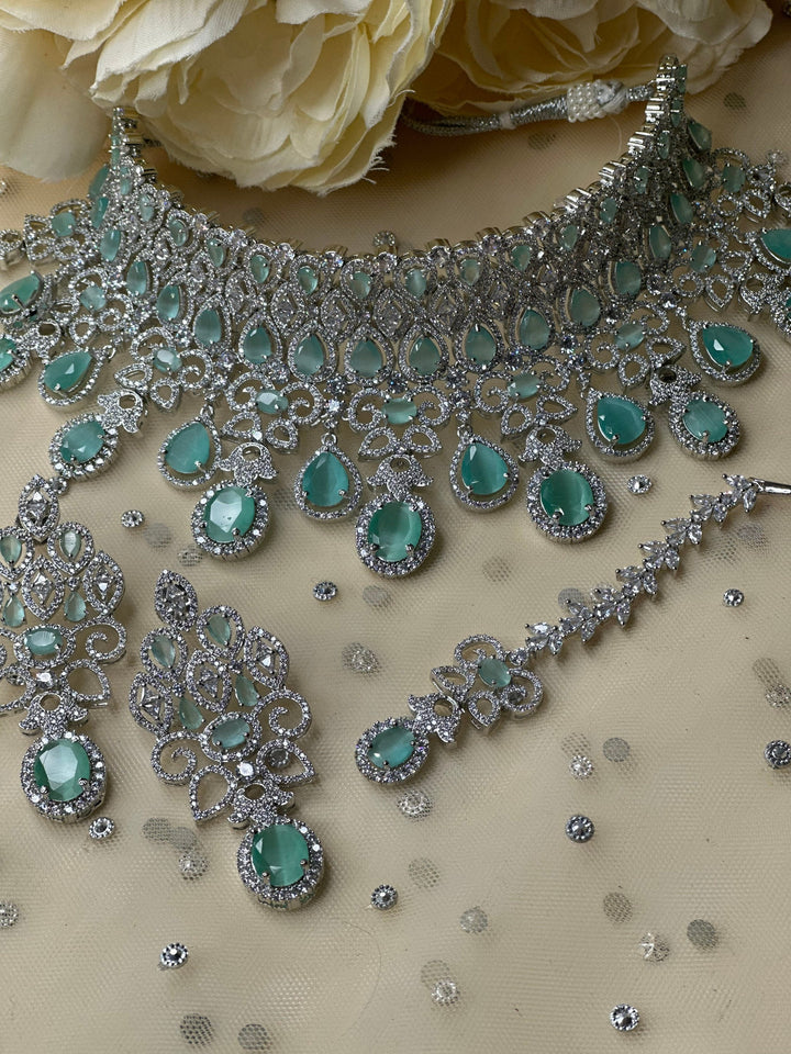 Joy CZ Necklace Set ADset010