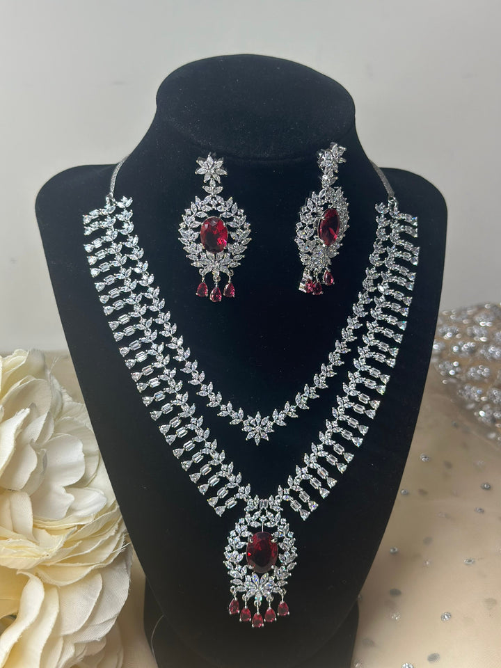 Mallika CZ Necklace
