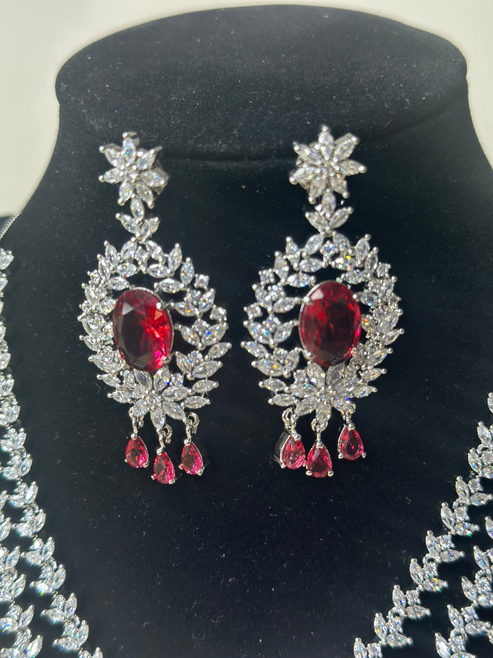 Mallika CZ Necklace