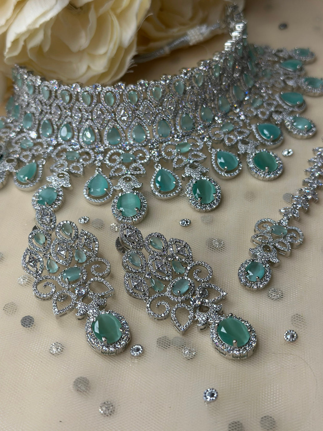 Joy CZ Necklace Set ADset010