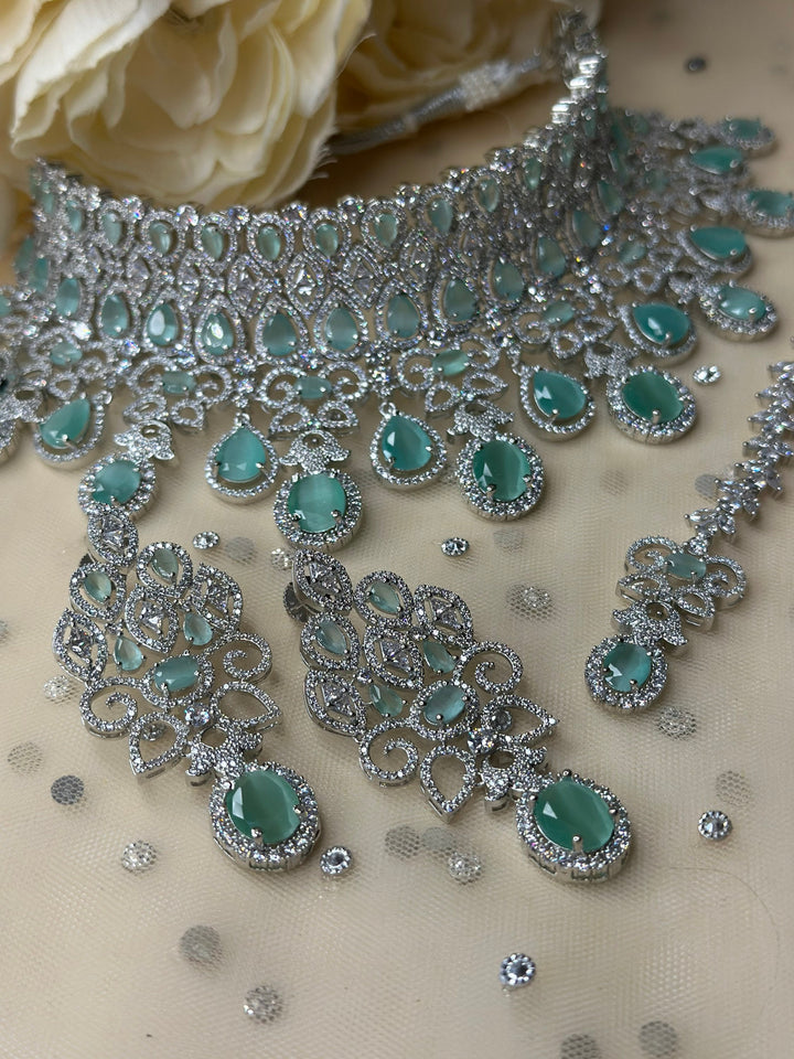 Joy CZ Necklace Set ADset010