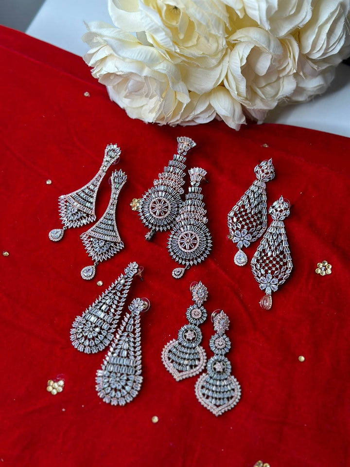 Izhaar AD Long Earrings