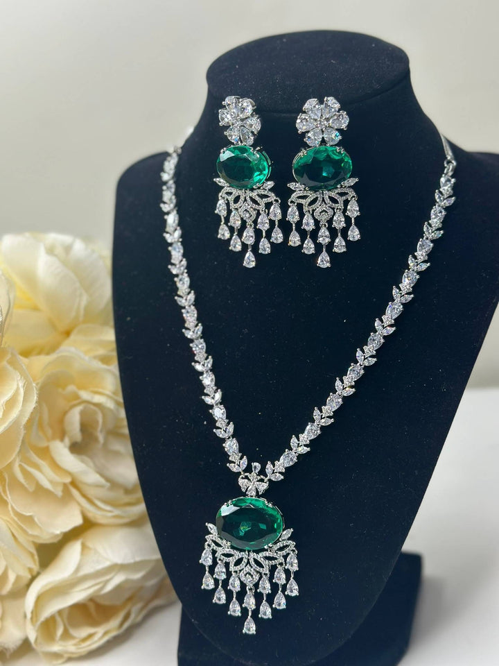 Evelyn CZ Necklace Adset056