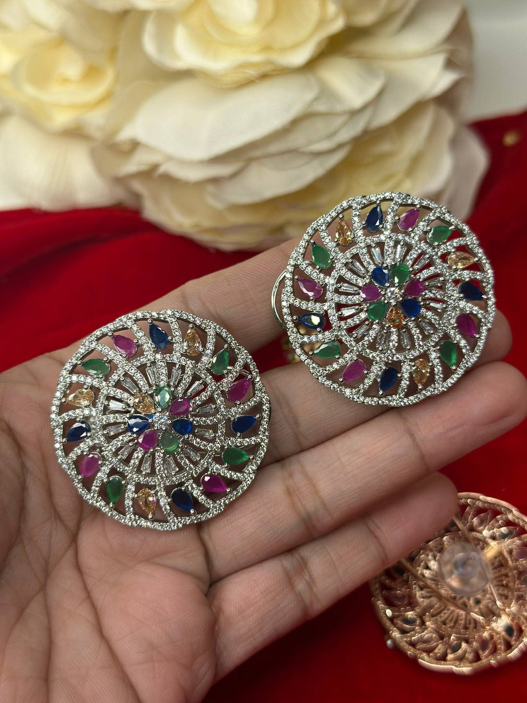 Izhaar Multi Color AD Earring