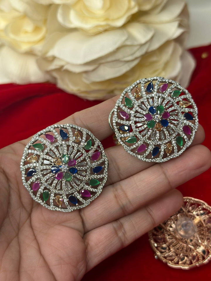 Izhaar Multi Color AD Earring