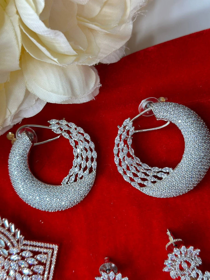 Izhaar AD Premium Long Earring / Indian Jewelry / Indian wedding Jewelry/ Bollywood Jewelery/Pakistani Jewelry/