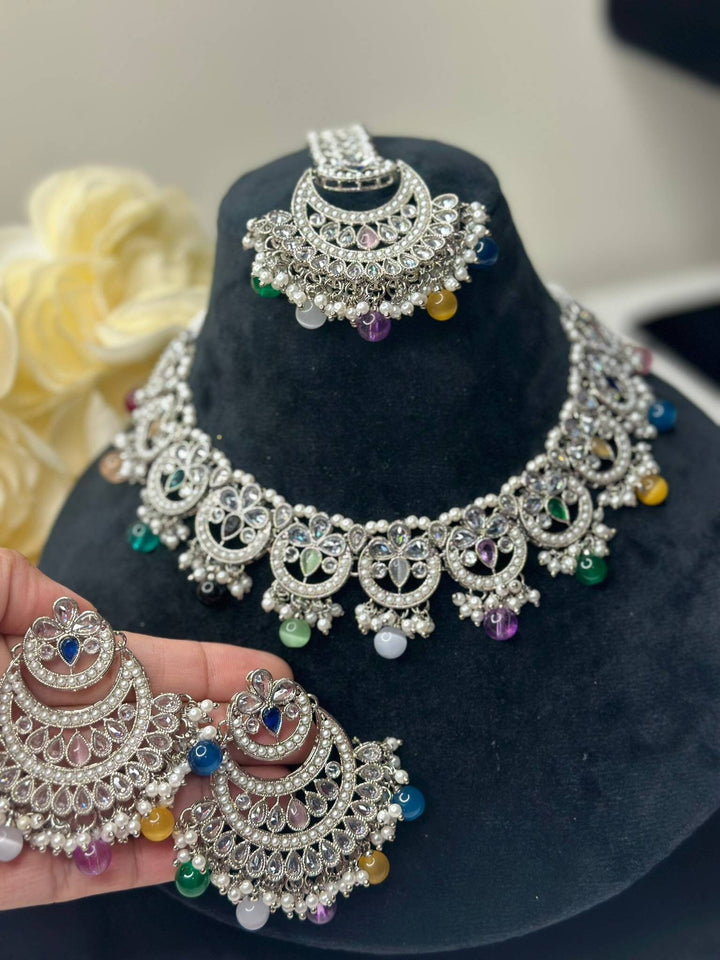 Noori Reverse AD Necklace