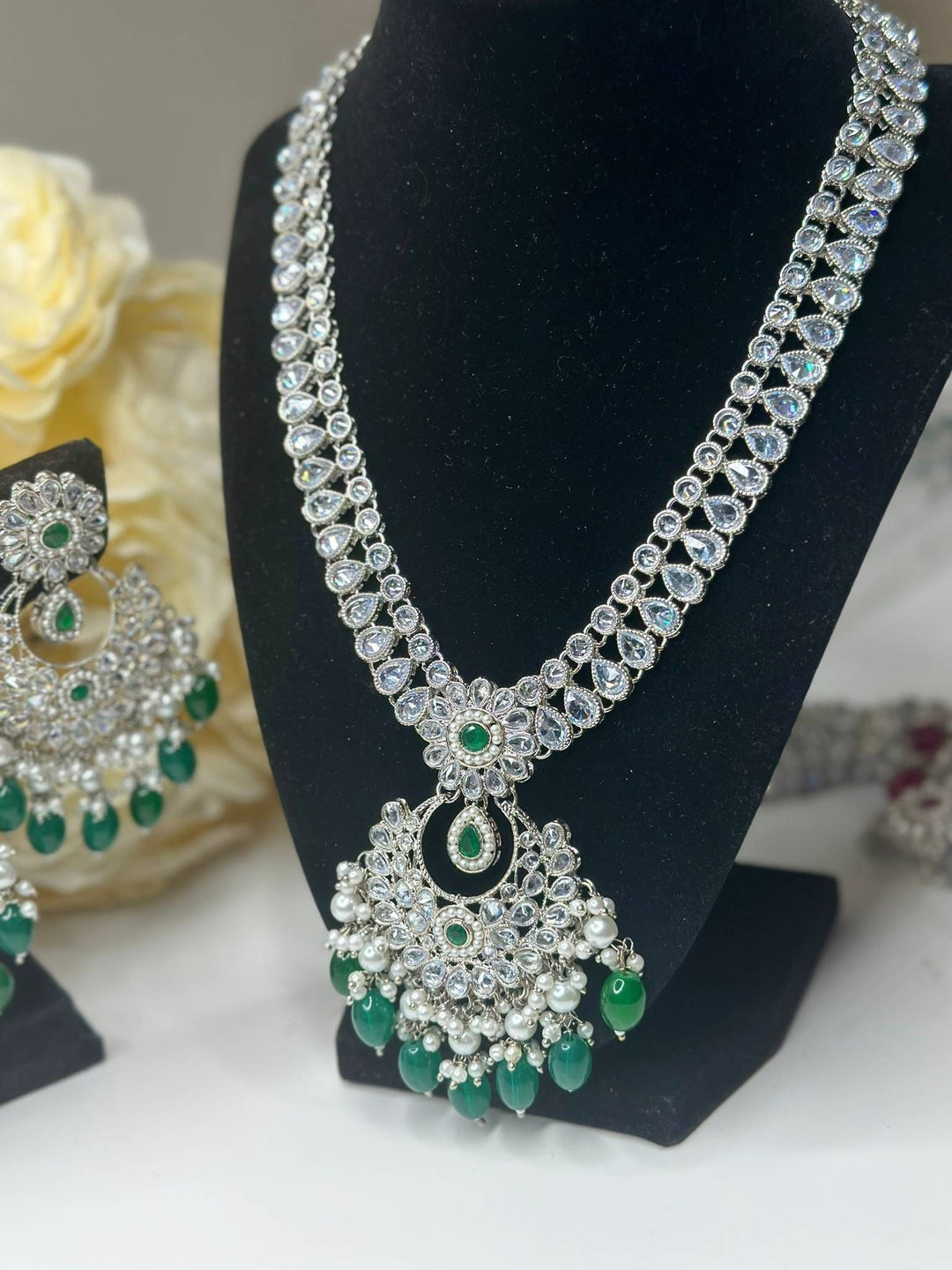 Riya Reverse AD Long Necklace