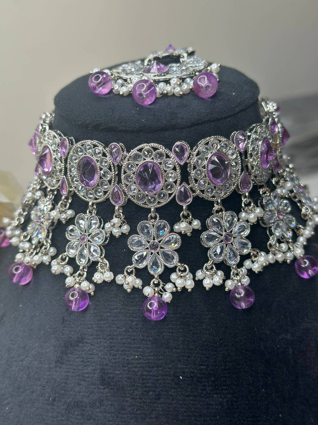 Saylor Polki Reverse AD Necklace