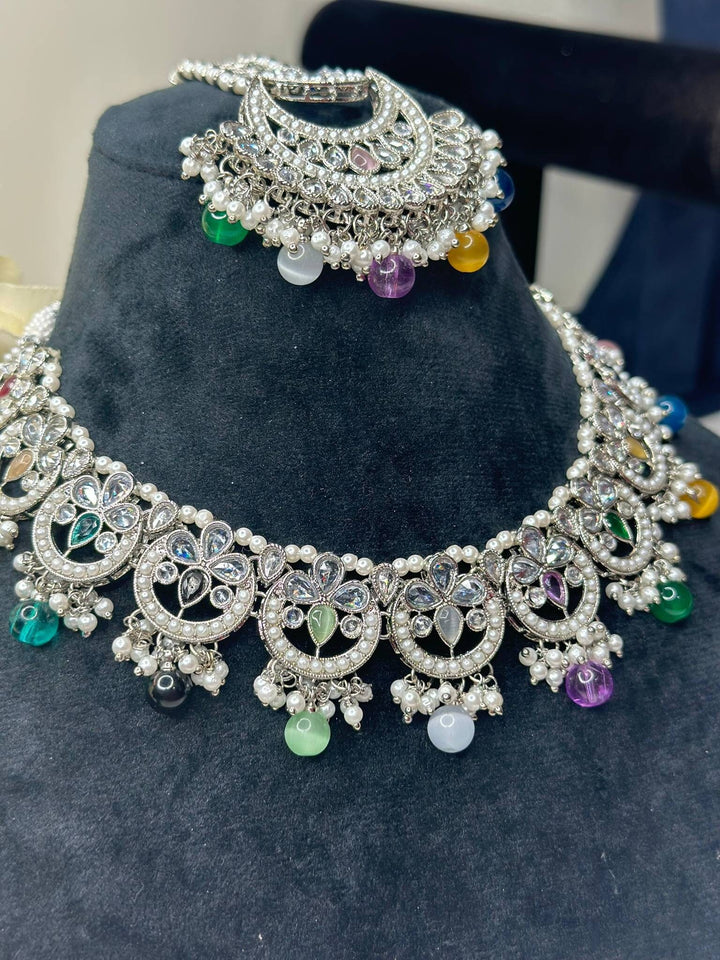 Noori Reverse AD Necklace