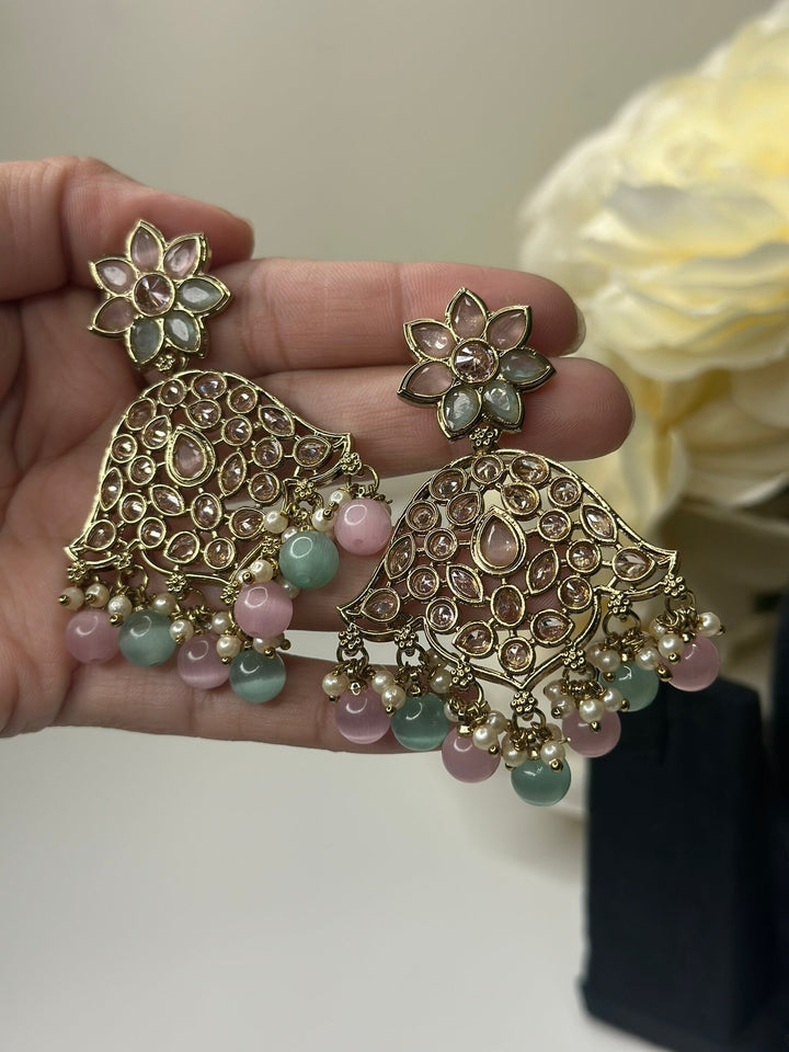 Aurora Polki Reverse AD Necklace