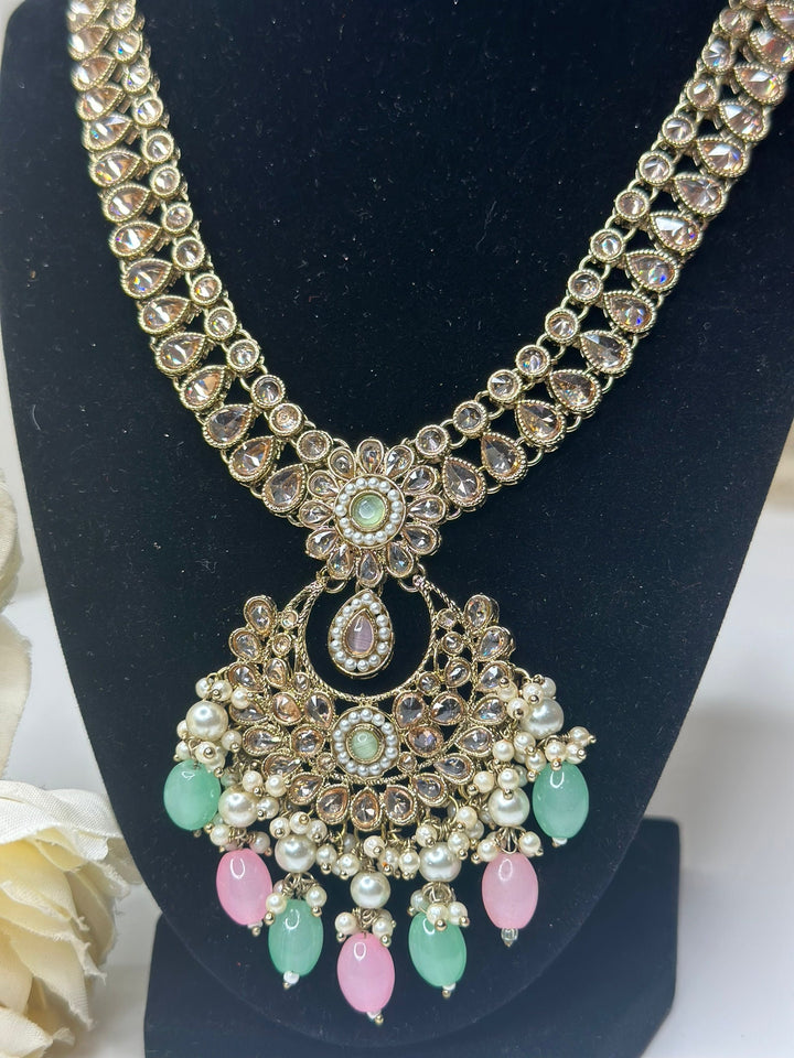 Riya Reverse AD Long Necklace
