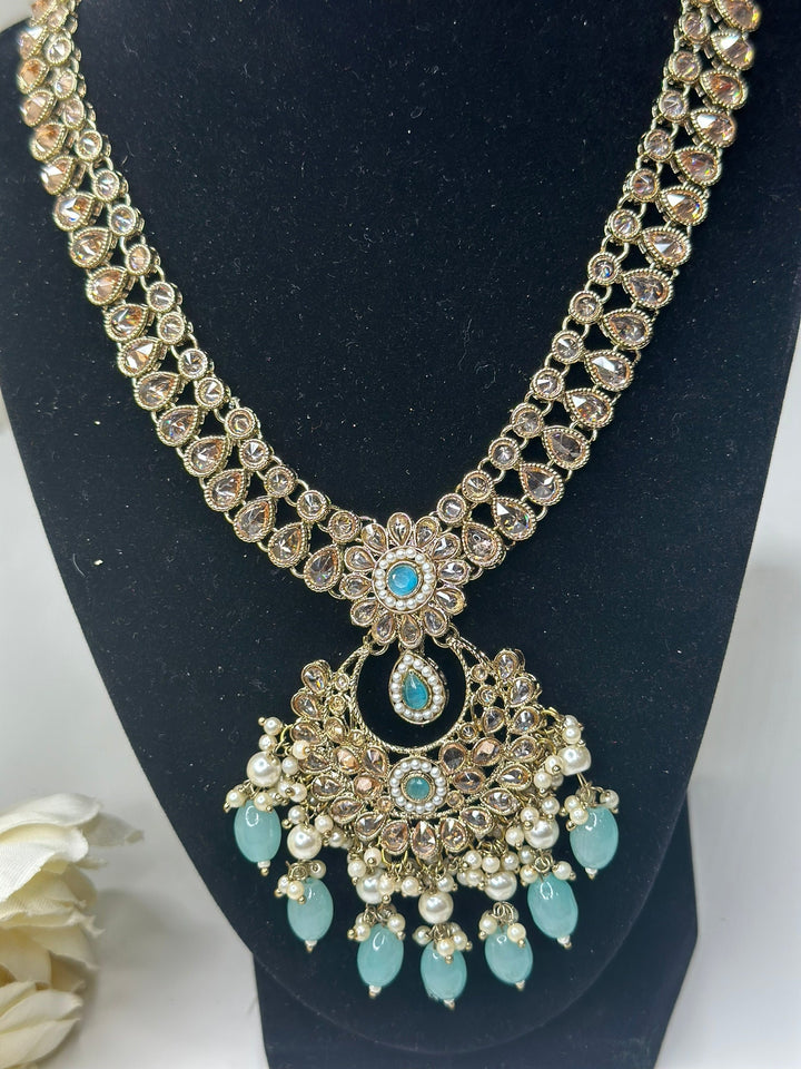 Riya Reverse AD Long Necklace