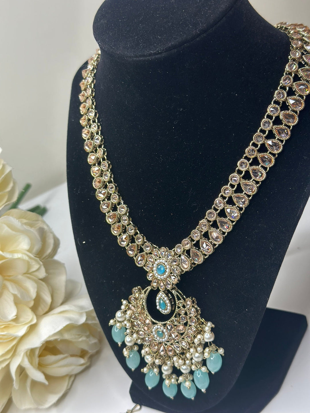 Riya Reverse AD Long Necklace
