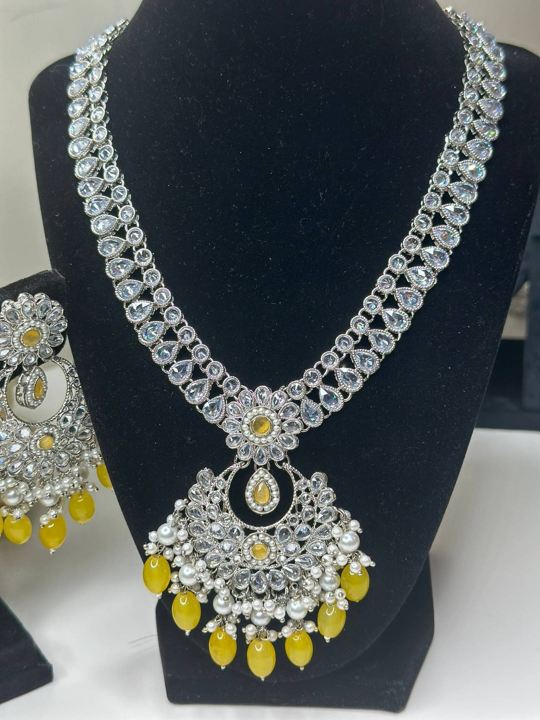 Riya Reverse AD Long Necklace