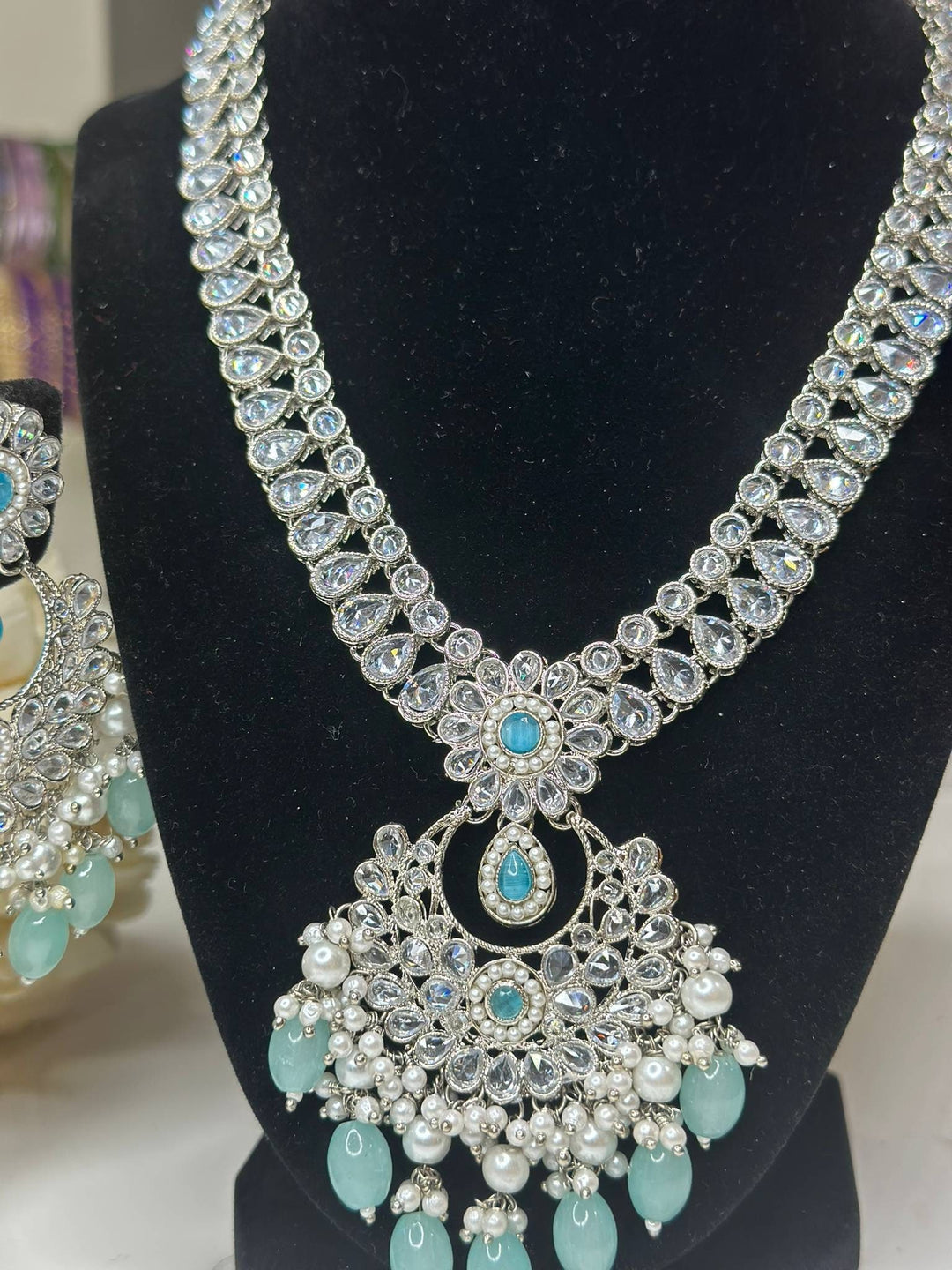 Riya Reverse AD Long Necklace