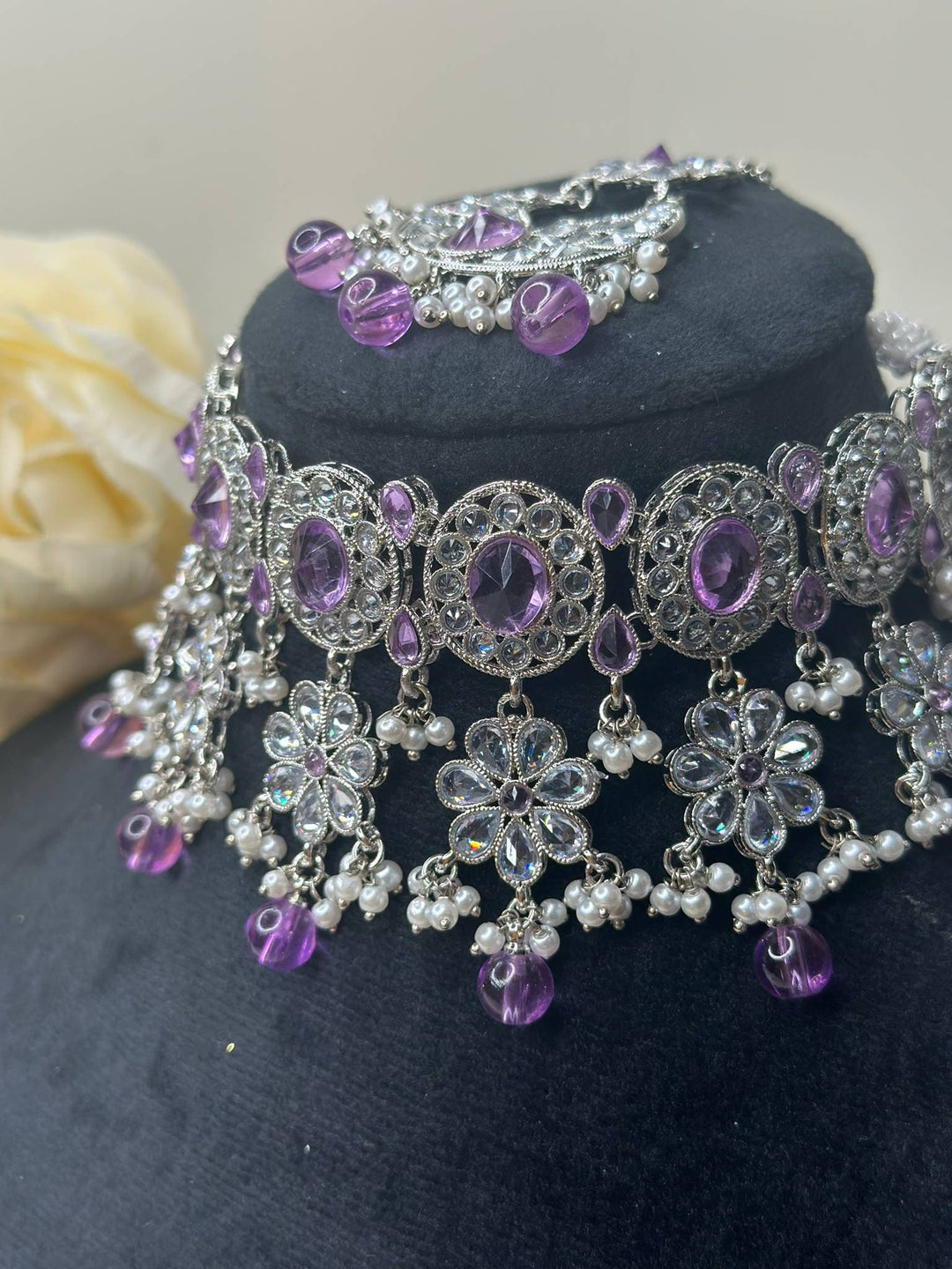 Saylor Polki Reverse AD Necklace