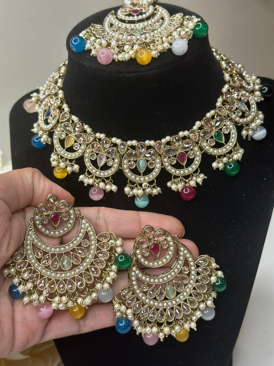 Noori Reverse AD Necklace