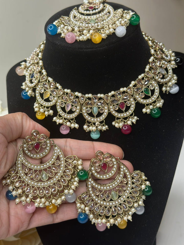 Noori Reverse AD Necklace