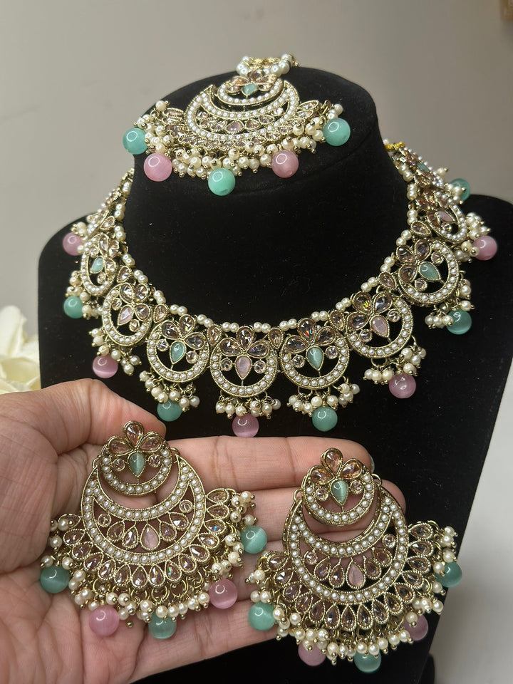 Noori Reverse AD Necklace