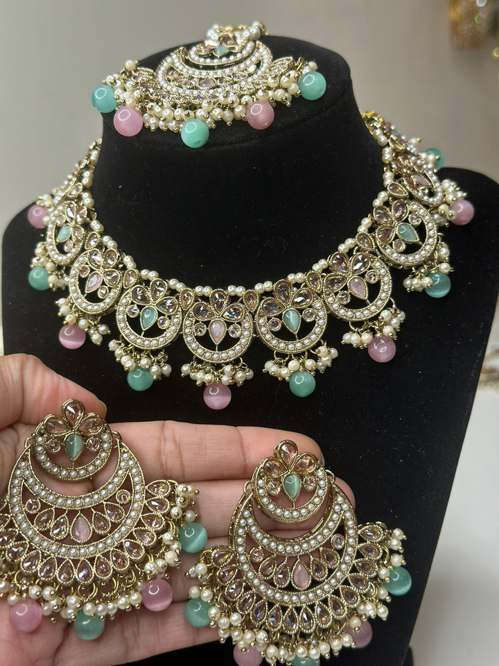 Noori Reverse AD Necklace