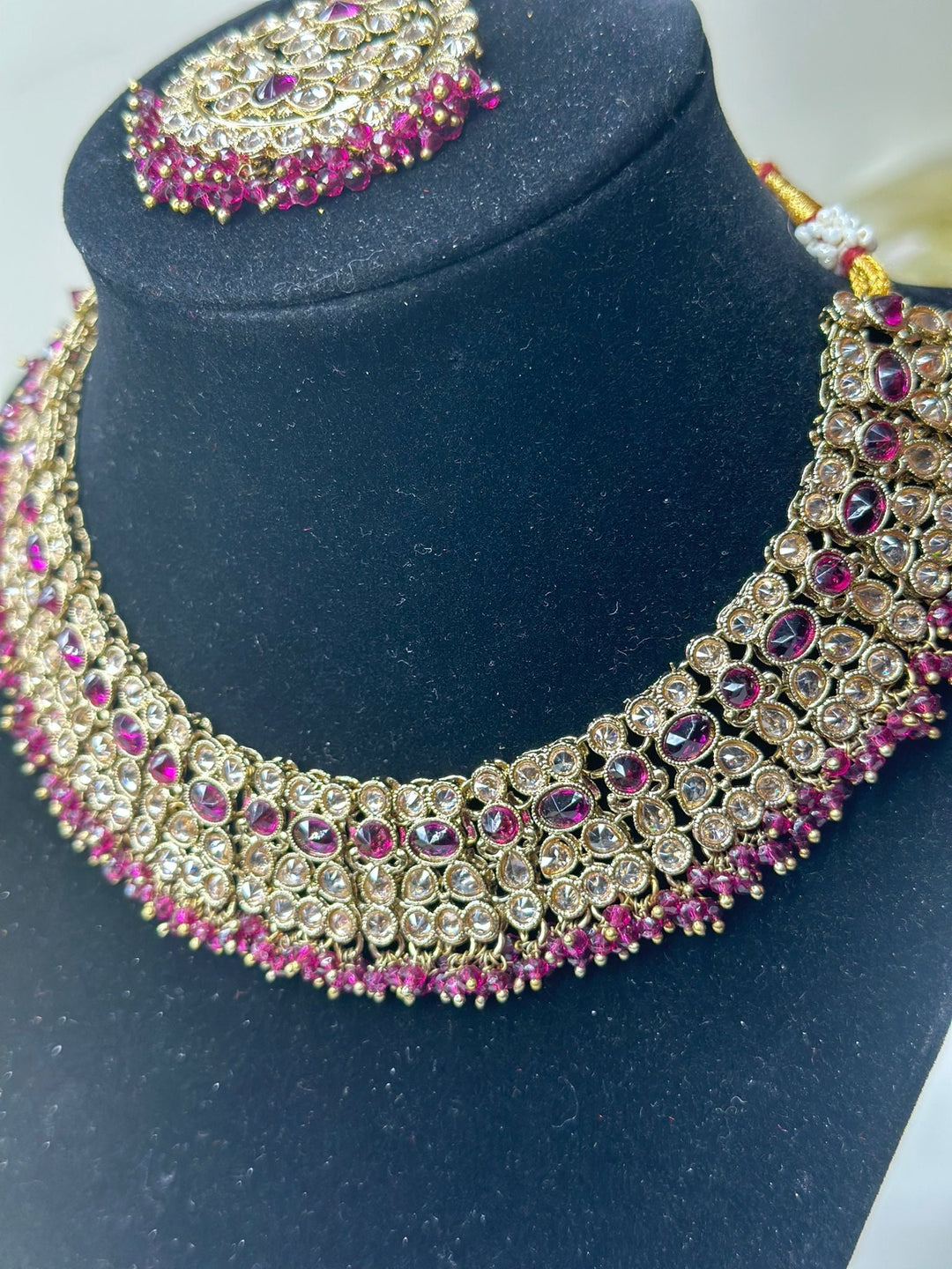Athiya Reverse AD Necklace Set