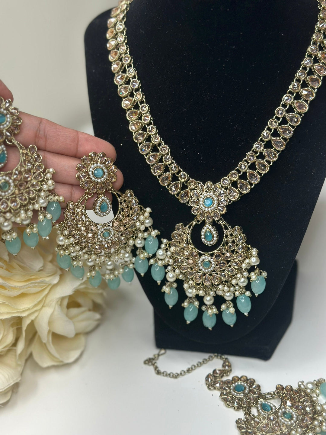 Riya Reverse AD Long Necklace