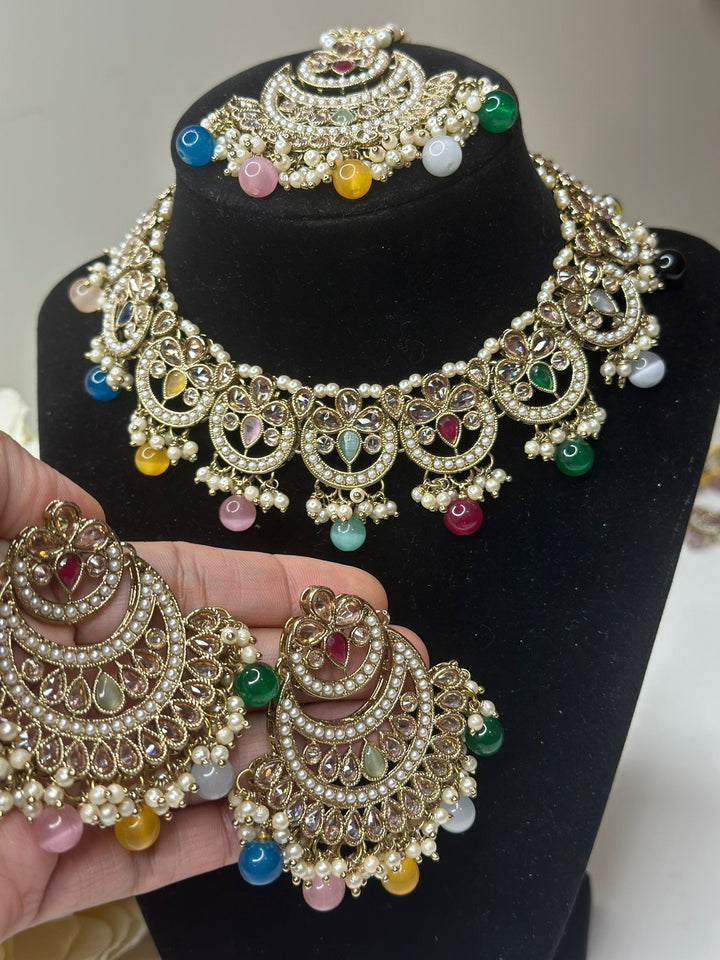 Noori Reverse AD Necklace
