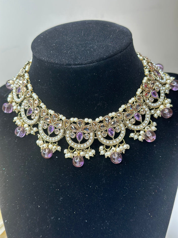 Noori Reverse AD Necklace