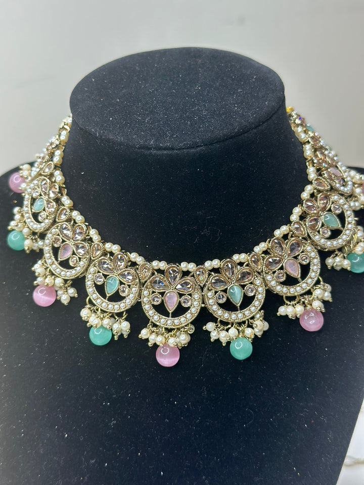 Noori Reverse AD Necklace