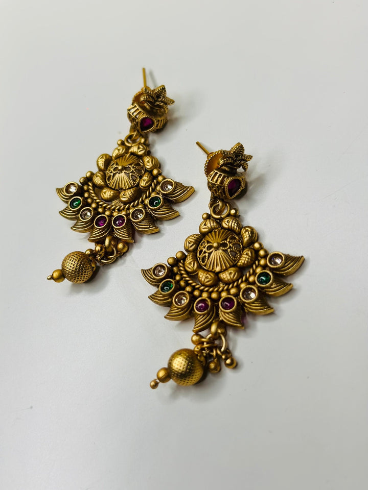 Indian Multi Color Gold Kundan Jewelry Set Bollywood Necklace Earring Tikka Set Ethnic Gold Plated Indian Wedding Jewelry Necklace Set