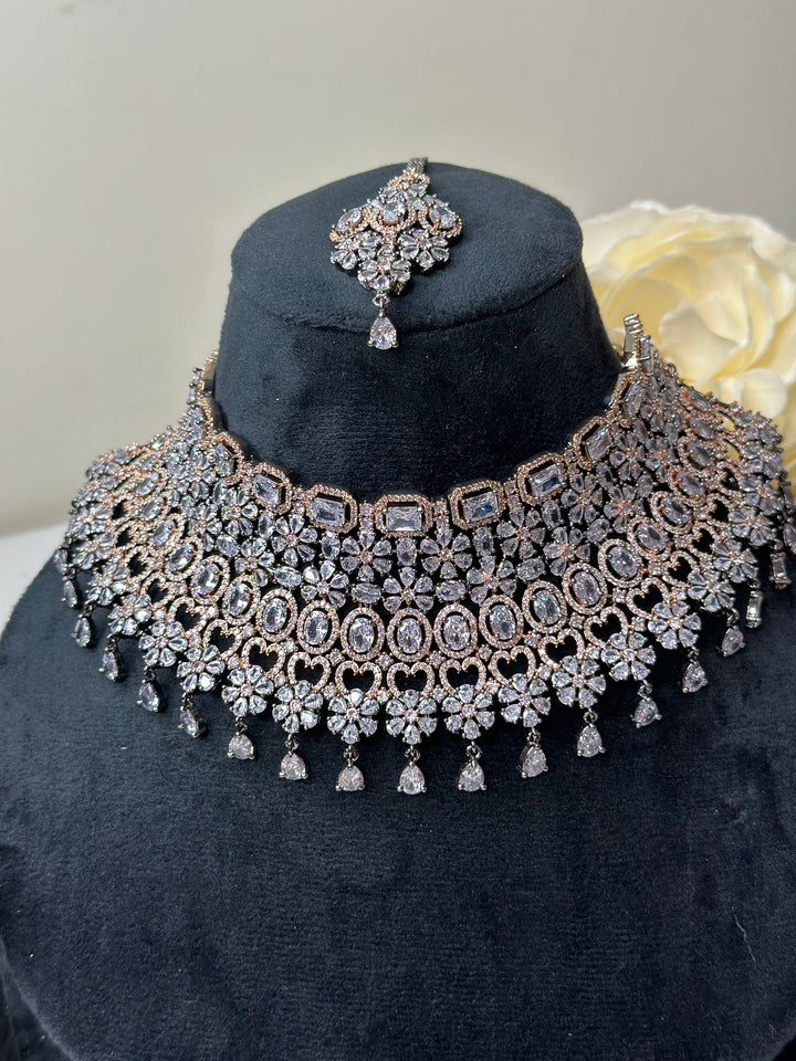 Jan CZ Necklace ADset012