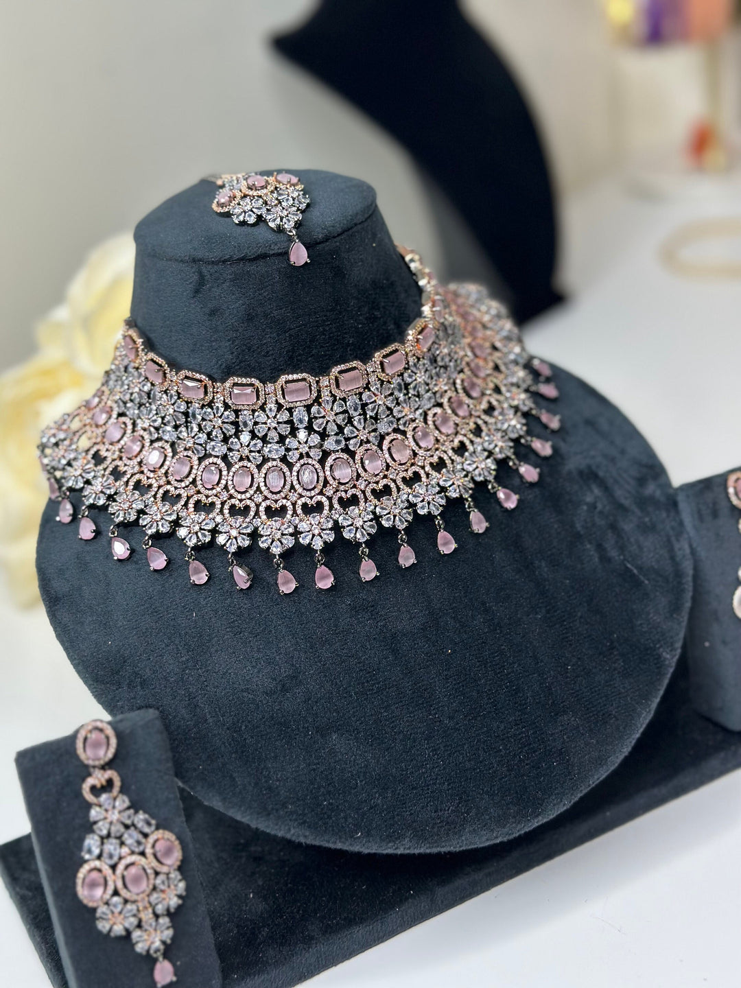 Jan CZ Necklace ADset012
