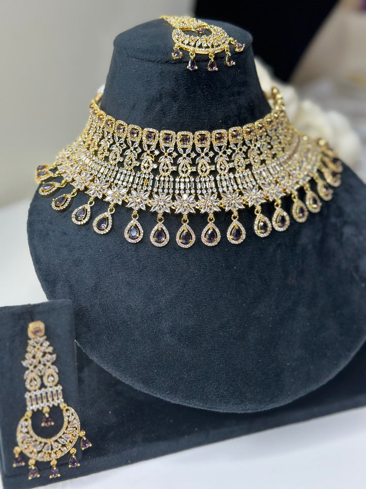 Jean CZ Necklace ADset025