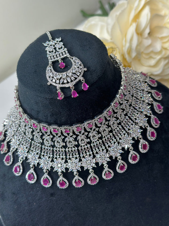Jean CZ Necklace ADset025