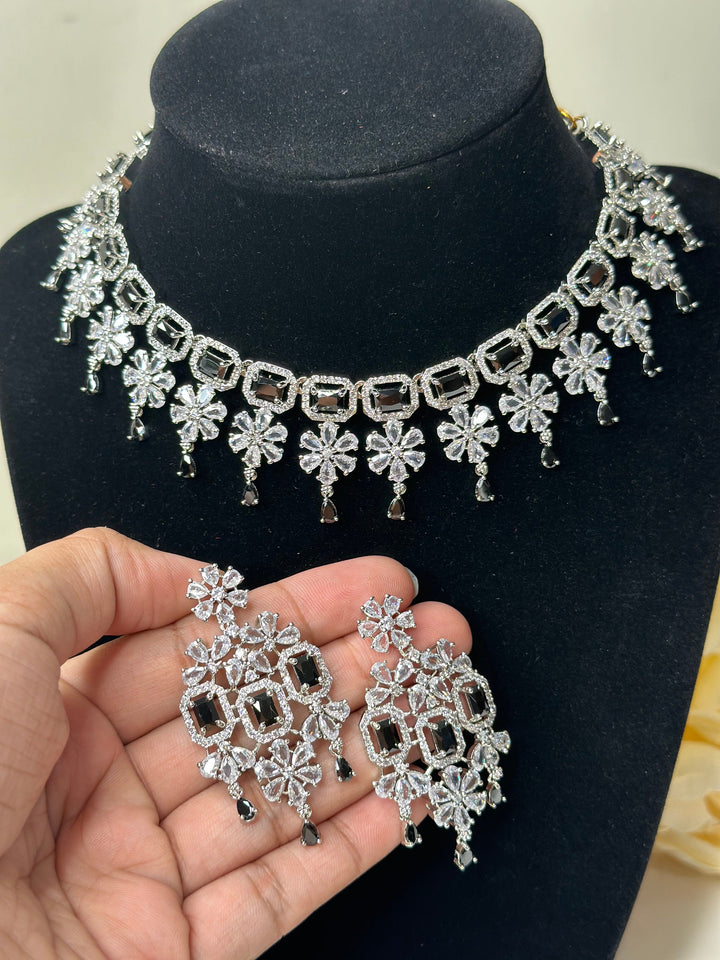 Riley CZ Necklace ADset041