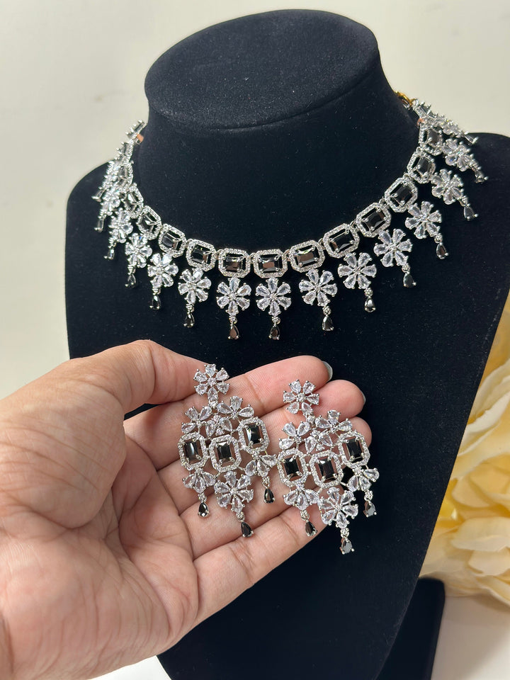 Riley CZ Necklace ADset041