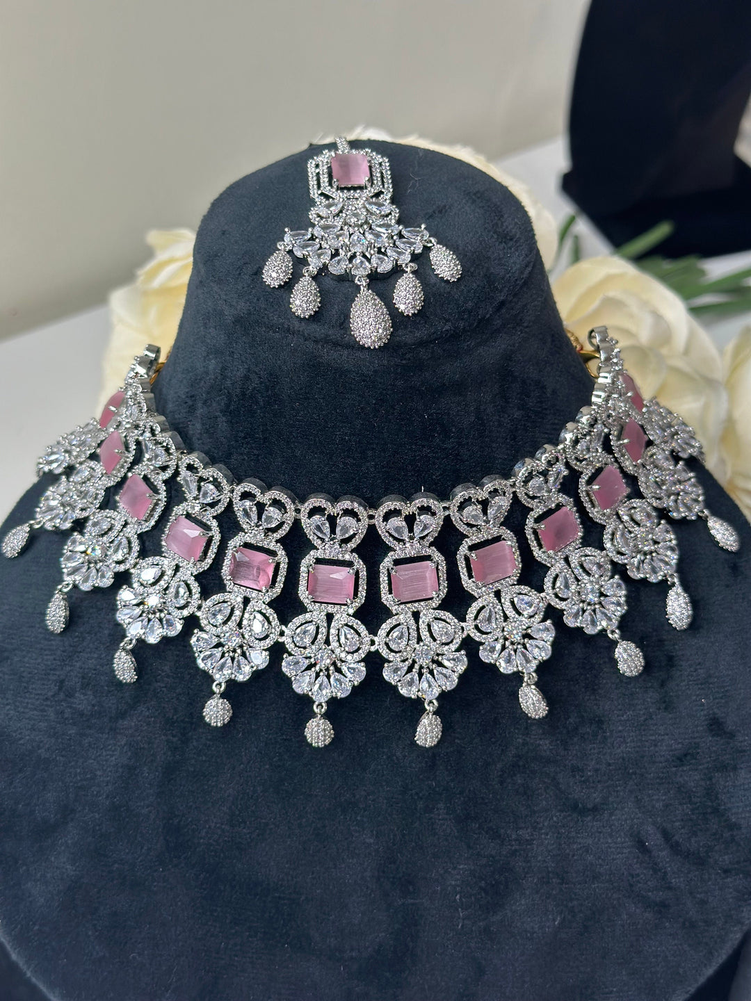 Isa CZ Necklace ADset011