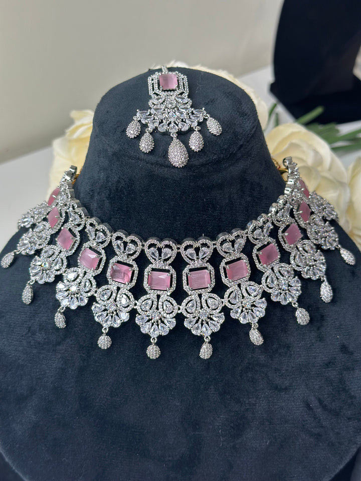 Isa CZ Necklace ADset011