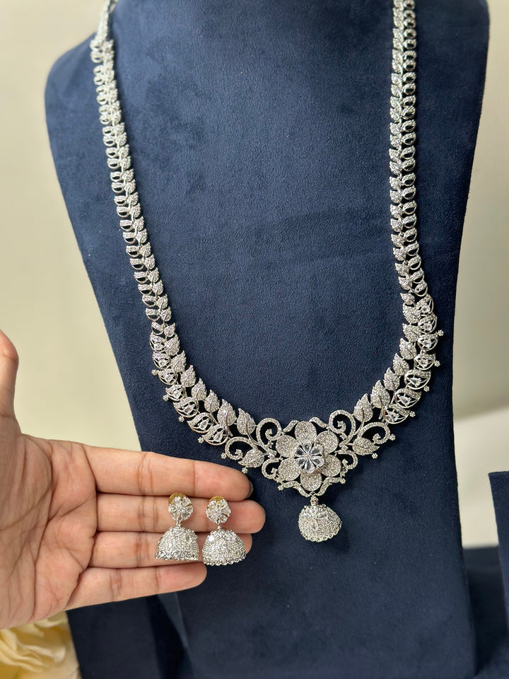Radha CZ Long Necklace