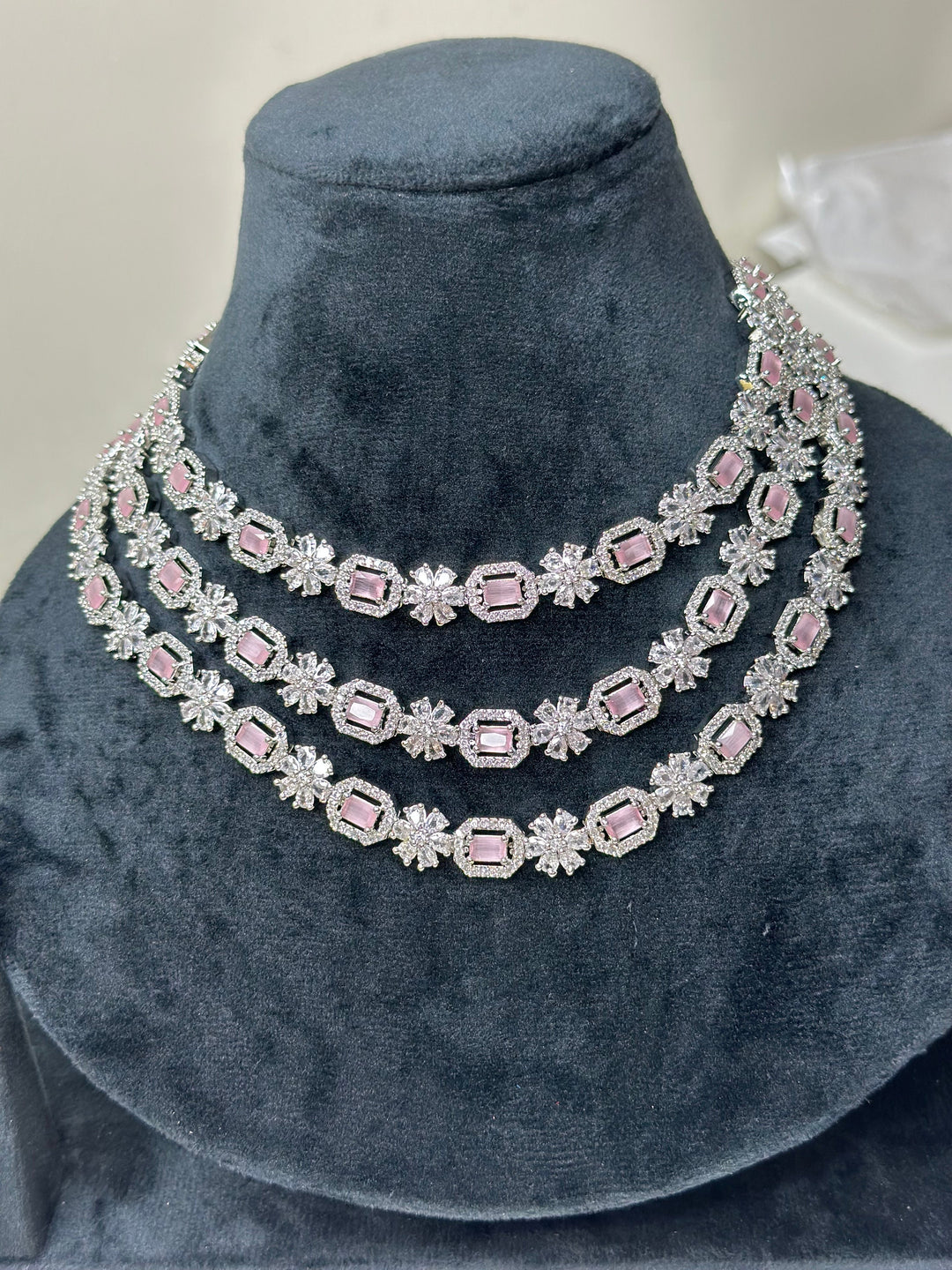 CZ Layered Neckalce