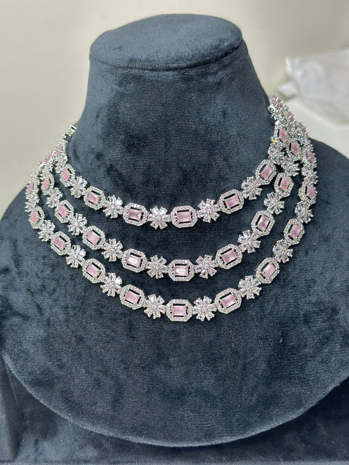 CZ Layered Neckalce