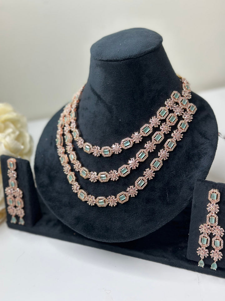 CZ Layered Neckalce