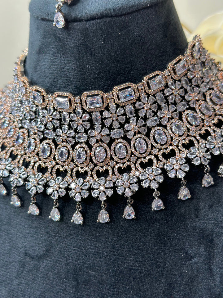 Jan CZ Necklace ADset012