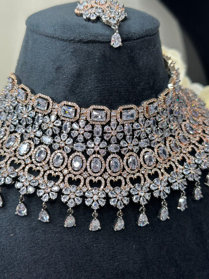 Jan CZ Necklace ADset012