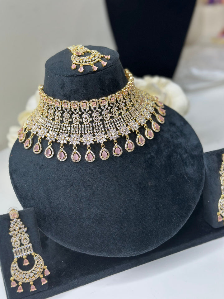 Jean CZ Necklace ADset025